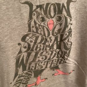 Life is Good owl tee